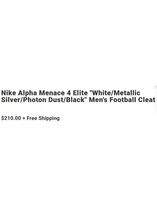 Nike Alpha Menace 4 Elite Football Cleat \